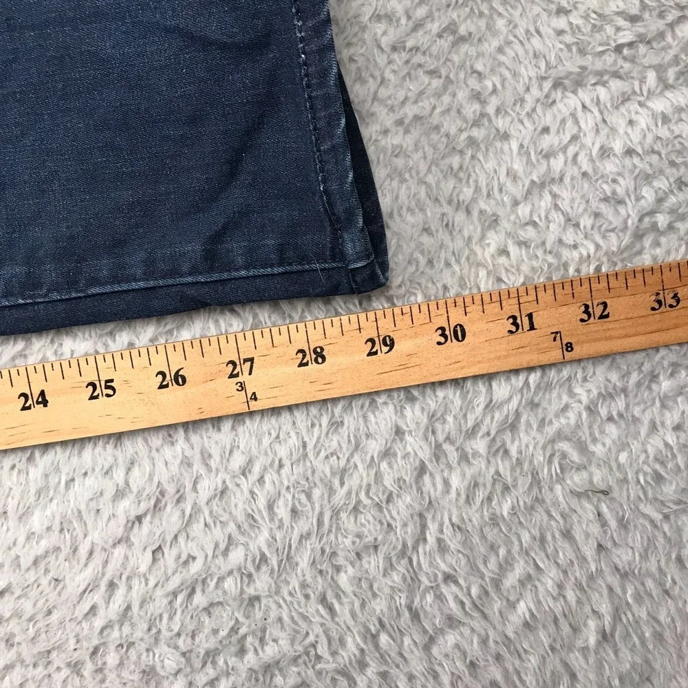 Tory Burch Leggings Jeans Womens 31 (34x29) Dark Wash Mid‎ Rise Skinny Stretch